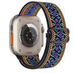 Elastic Nylon Band straps for Apple (38mm, 40mm to 45mm, 49mm)Series 3 to Series 10, Ultra 2, and SE STRAPS