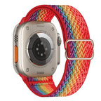 Elastic Nylon Band straps for Apple (38mm, 40mm to 45mm, 49mm)Series 3 to Series 10, Ultra 2, and SE STRAPS