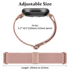 Elastic Nylon Watch Strap for Fitbit Versa/Sense Series - Adjustable Wristband - STRAPS