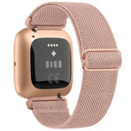Elastic Nylon Watch Strap for Fitbit Versa/Sense Series - Adjustable Wristband - STRAPS