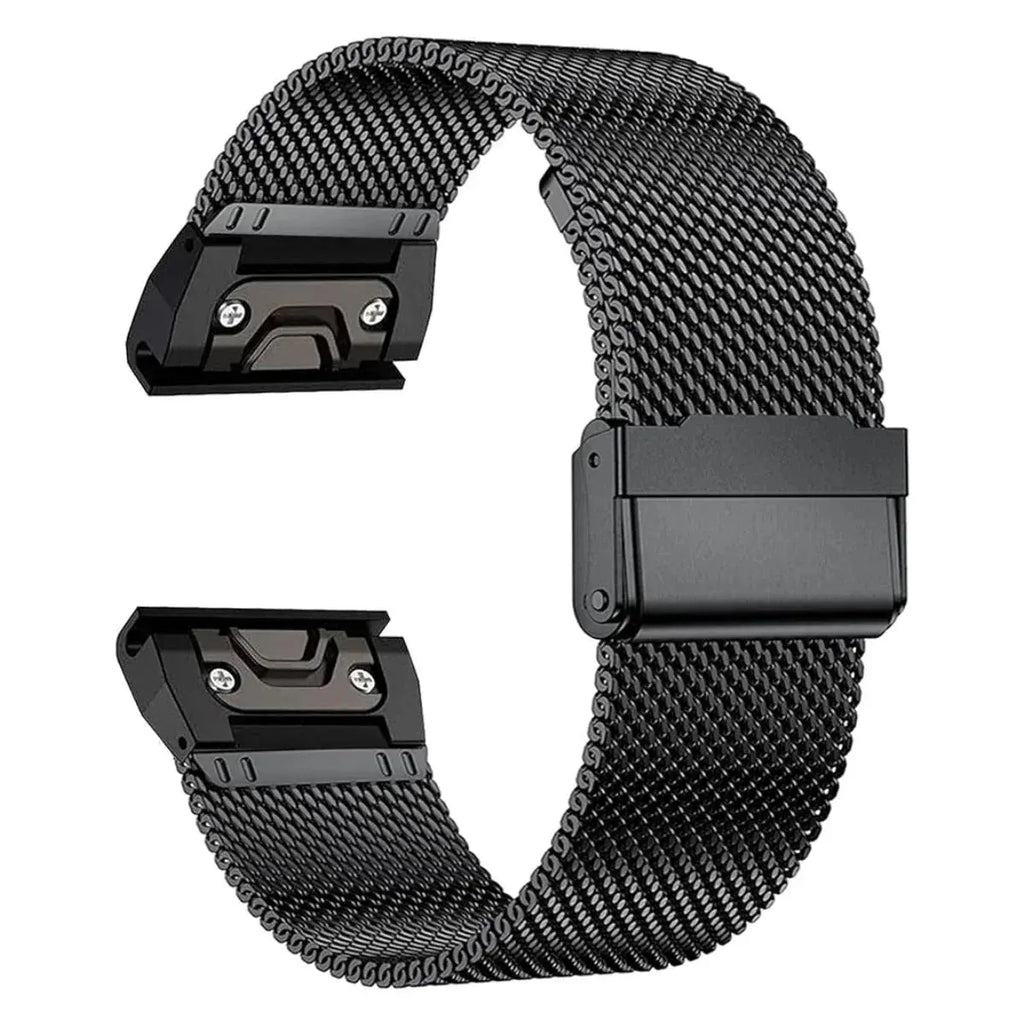 Elite QuickFit Stainless Steel Bands for Garmin Fenix, Forerunner & More STRAPS