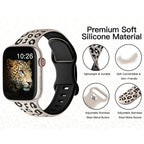 Engraved Silicone Sport Band for Apple Watch Series 10, 9, 8, 7, SE, 6, 5, 4, 3, 2, 1, Ultra & Ultra 2 STRAPS