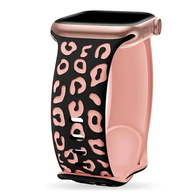 Engraved Silicone Sport Band for Apple Watch Series 10, 9, 8, 7, SE, 6, 5, 4, 3, 2, 1, Ultra & Ultra 2 STRAPS