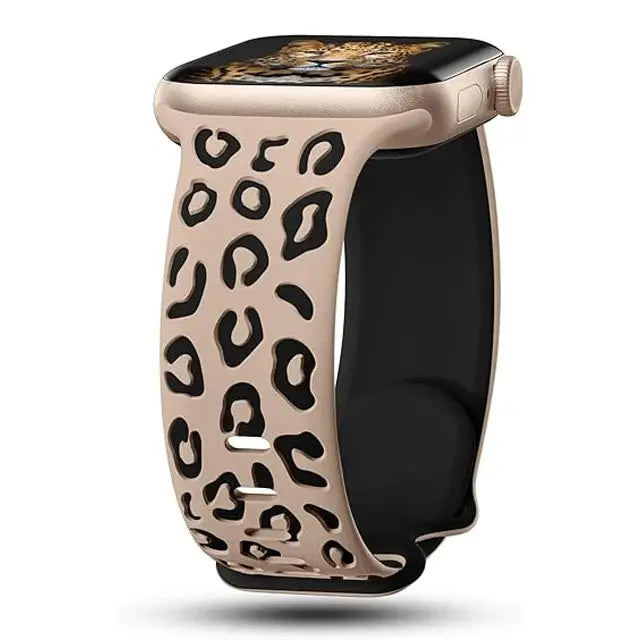 Engraved Silicone Sport Band for Apple Watch Series 10, 9, 8, 7, SE, 6, 5, 4, 3, 2, 1, Ultra & Ultra 2 STRAPS