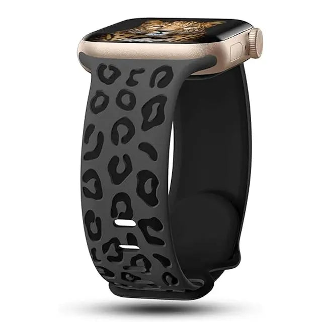 Engraved Silicone Sport Band for Apple Watch Series 10, 9, 8, 7, SE, 6, 5, 4, 3, 2, 1, Ultra & Ultra 2 STRAPS