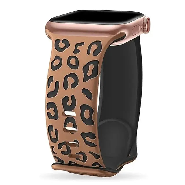 Engraved Silicone Sport Band for Apple Watch Series 10, 9, 8, 7, SE, 6, 5, 4, 3, 2, 1, Ultra & Ultra 2 STRAPS