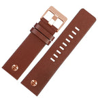 Fashionable Cowhide Watchband with Rivets – Fits Diesel DZ7313, DZ7333, DZ7322, DZ7257, DZ4318, DZ7348, DZ7334 - STRAPS