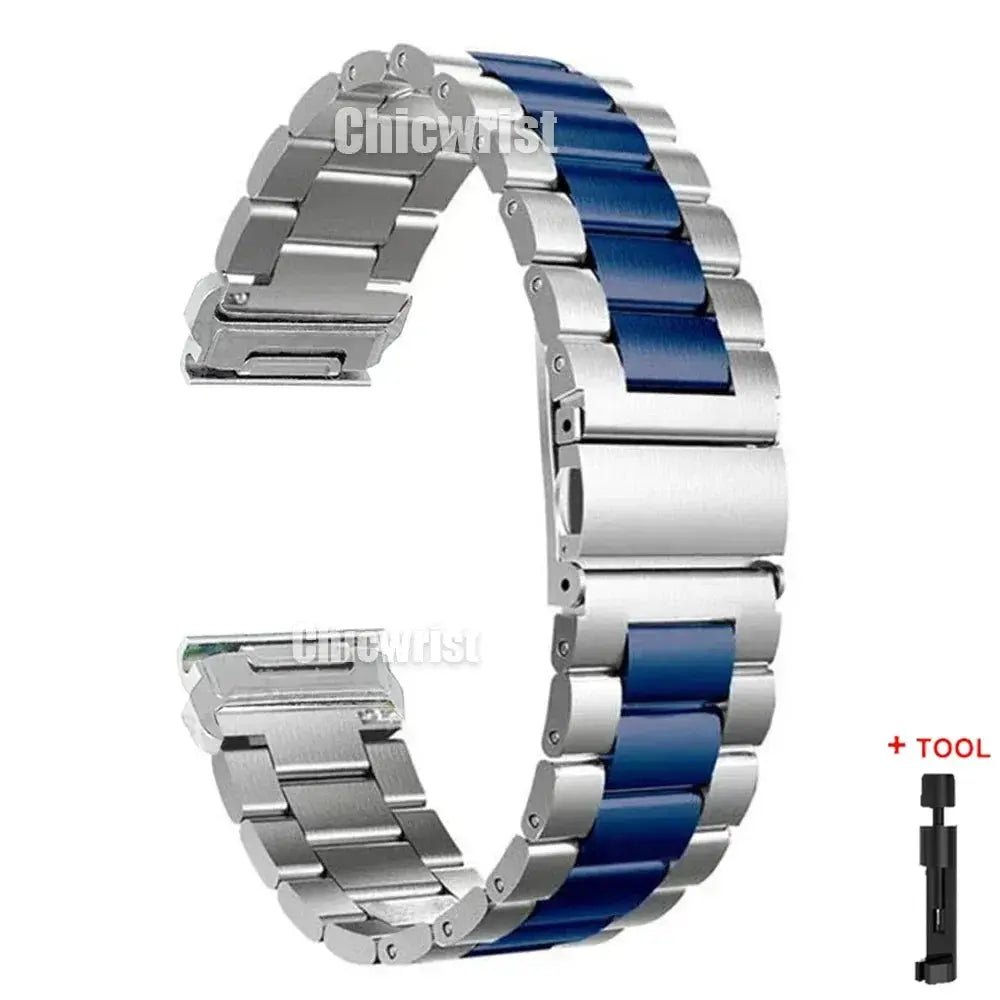 Garmin QuickFit Stainless Steel Band 22/26mm for Fenix 8 7X 6X 5X Plus Watch Strap Bracelet STRAPS