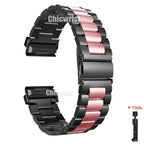 Garmin QuickFit Stainless Steel Band 22/26mm for Fenix 8 7X 6X 5X Plus Watch Strap Bracelet STRAPS