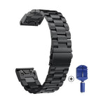 Garmin QuickFit Stainless Steel Bands 26/22/20mm for Fenix 8 7 6X 6S 5X 5 3HR Descent Mk1 STRAPS