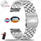Garmin Stainless Steel QuickFit Strap 26/22/20mm for Tactix 7 Pro Fenix 7X 6X 5X Plus Watch Band STRAPS