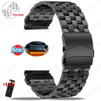 Garmin Stainless Steel QuickFit Strap 26/22/20mm for Tactix 7 Pro Fenix 7X 6X 5X Plus Watch Band STRAPS