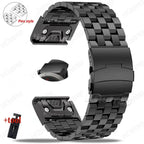 Garmin Stainless Steel QuickFit Strap 26/22/20mm for Tactix 7 Pro Fenix 7X 6X 5X Plus Watch Band STRAPS