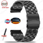 Garmin Stainless Steel QuickFit Strap 26/22/20mm for Tactix 7 Pro Fenix 7X 6X 5X Plus Watch Band STRAPS