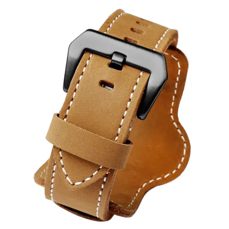 Genuine Cowhide Leather Watch Strap for Panerai PAM111, 441 & Diesel – 22mm, 24mm, 26mm - STRAPS