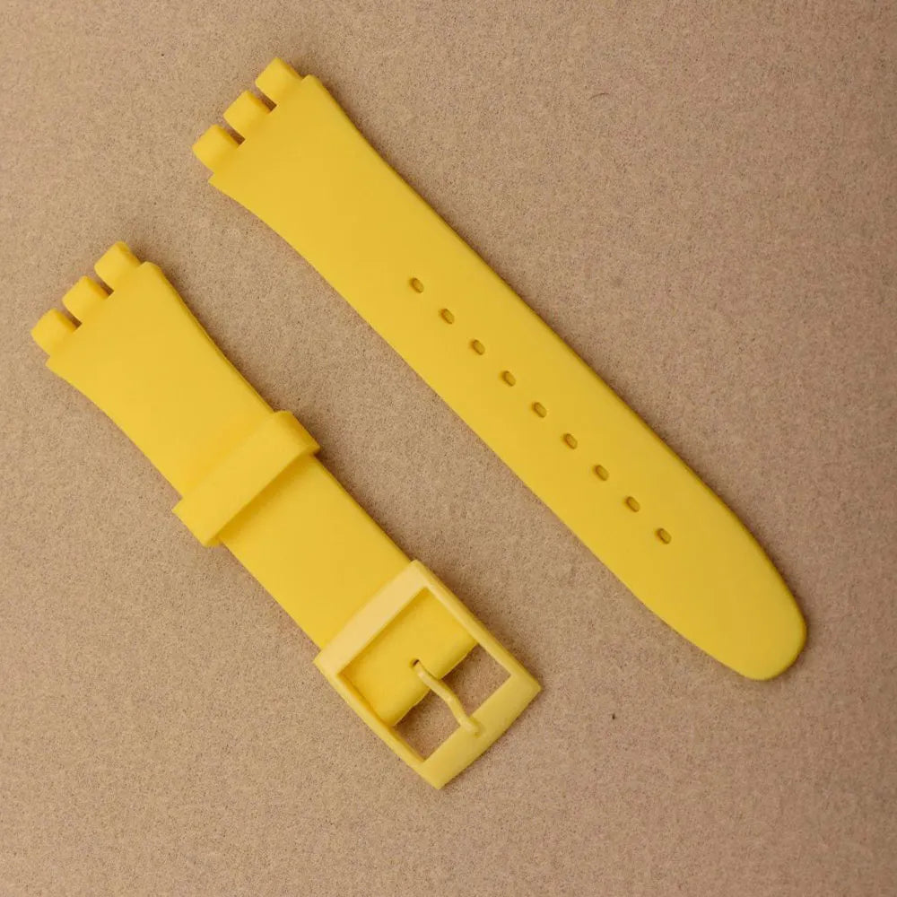 Waterproof Silicone Sport Strap for Swatch Series (17mm, 19mm, 20mm) STRAPS