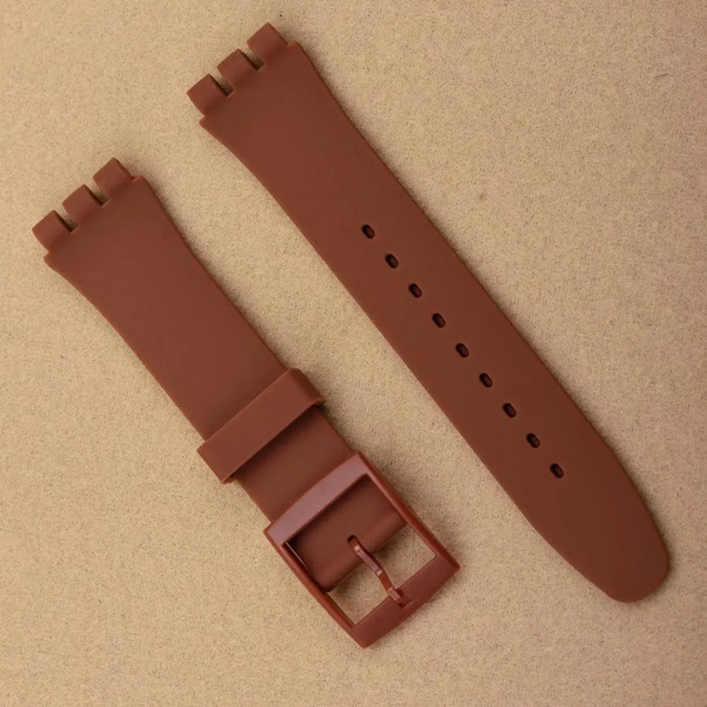 Waterproof Silicone Sport Strap for Swatch Series (17mm, 19mm, 20mm) STRAPS