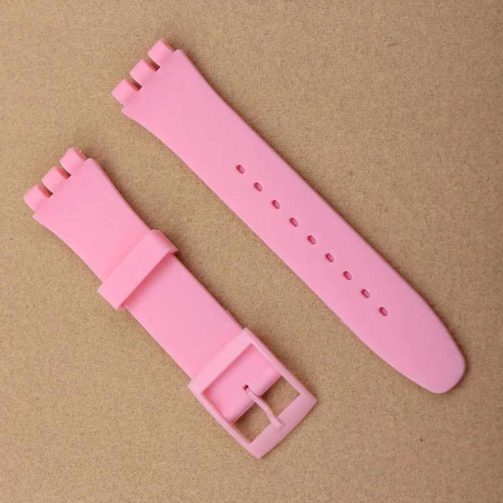 Waterproof Silicone Sport Strap for Swatch Series (17mm, 19mm, 20mm) STRAPS