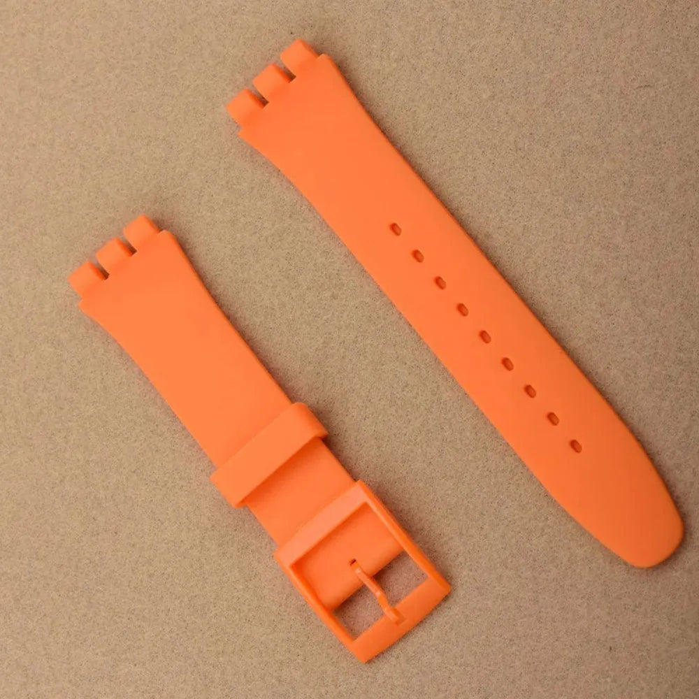 Waterproof Silicone Sport Strap for Swatch Series (17mm, 19mm, 20mm) STRAPS