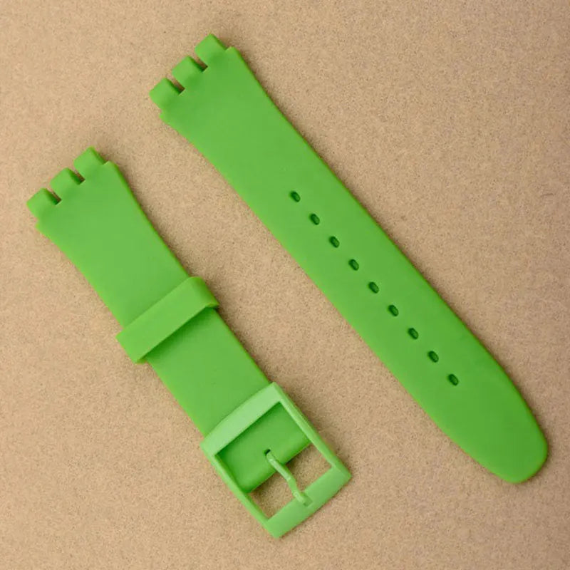 Waterproof Silicone Sport Strap for Swatch Series (17mm, 19mm, 20mm) STRAPS