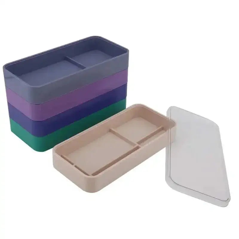 Impact resistant individual containers to organize small parts, crafts, beads, jewelry and watch fittings.
Individual containers with clapboard to keep items separate and organized.
With 5 layers, keep small items separated a - STRAPS