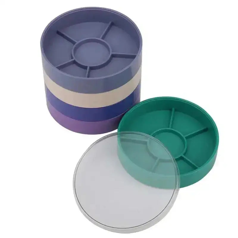 Impact resistant individual containers to organize small parts, crafts, beads, jewelry and watch fittings.
Individual containers with clapboard to keep items separate and organized.
With 5 layers, keep small items separated a - STRAPS