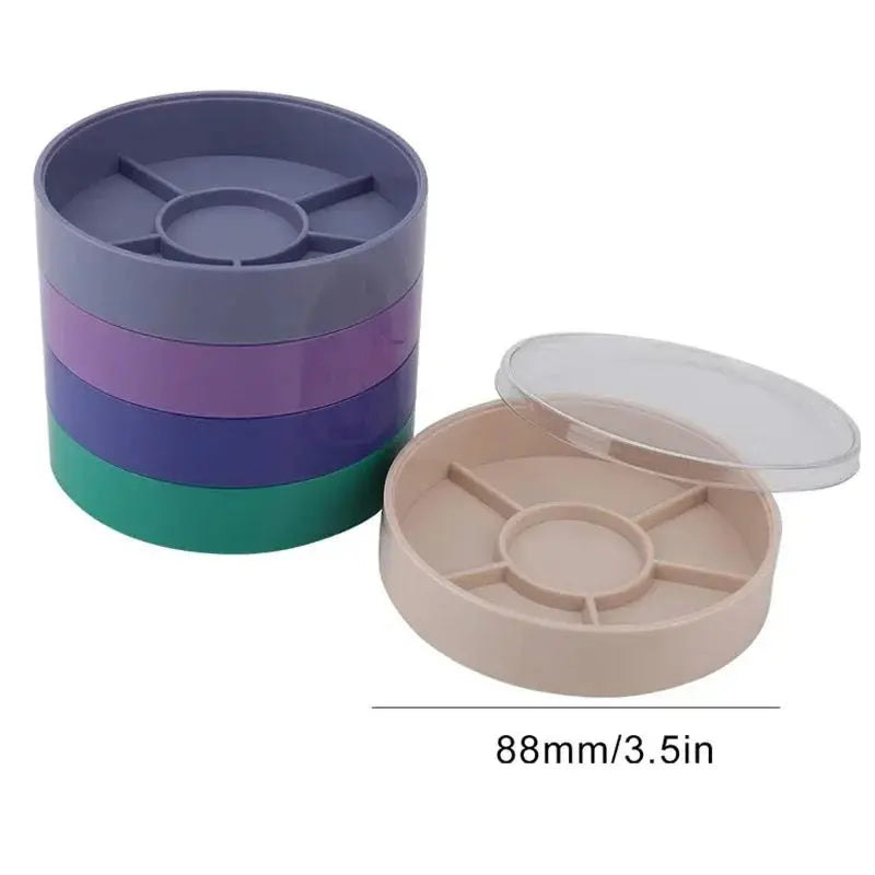 Impact resistant individual containers to organize small parts, crafts, beads, jewelry and watch fittings.
Individual containers with clapboard to keep items separate and organized.
With 5 layers, keep small items separated a - STRAPS