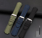 Knitted Nylon Watch Strap for Casio G-SHOCK GST-B400  EFB-680 – 14mm & 12mm Convex Fit Canvas Band STRAPS