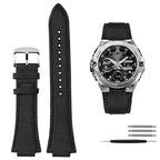 Knitted Nylon Watch Strap for Casio G-SHOCK GST-B400  EFB-680 – 14mm & 12mm Convex Fit Canvas Band STRAPS