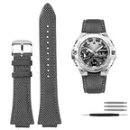 Knitted Nylon Watch Strap for Casio G-SHOCK GST-B400  EFB-680 – 14mm & 12mm Convex Fit Canvas Band STRAPS