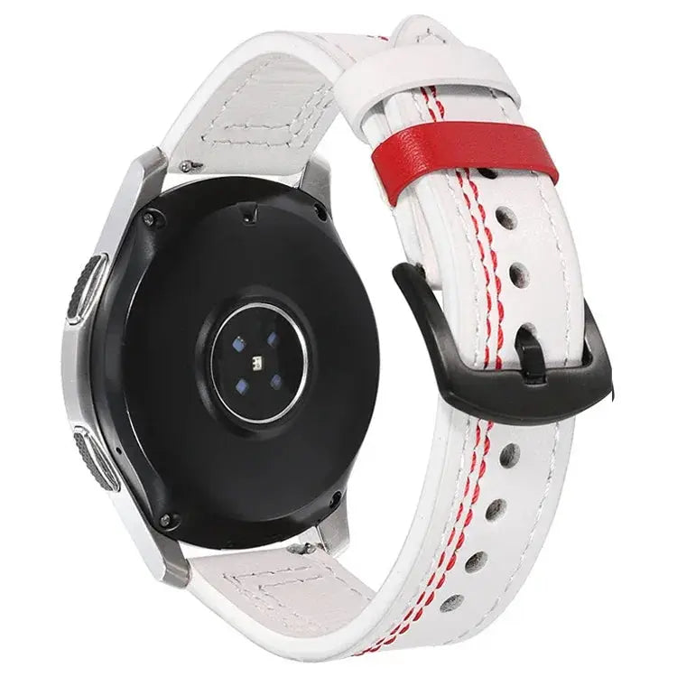 Leather Strap (20mm/22mm) for Samsung Galaxy, Huawei GT, Amazfit, Xiaomi: Classic and Elegant STRAPS