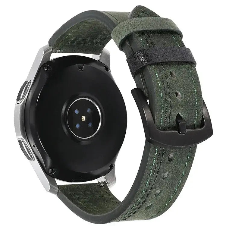 Leather Strap (20mm/22mm) for Samsung Galaxy, Huawei GT, Amazfit, Xiaomi: Classic and Elegant STRAPS
