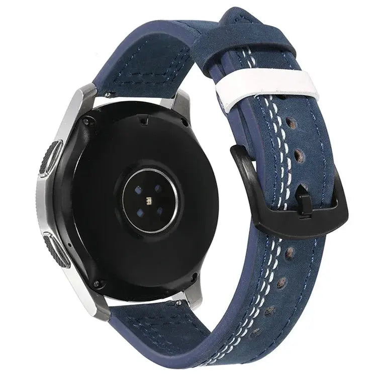 Leather Strap (20mm/22mm) for Samsung Galaxy, Huawei GT, Amazfit, Xiaomi: Classic and Elegant STRAPS
