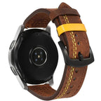 Leather Strap (20mm/22mm) for Samsung Galaxy, Huawei GT, Amazfit, Xiaomi: Classic and Elegant STRAPS
