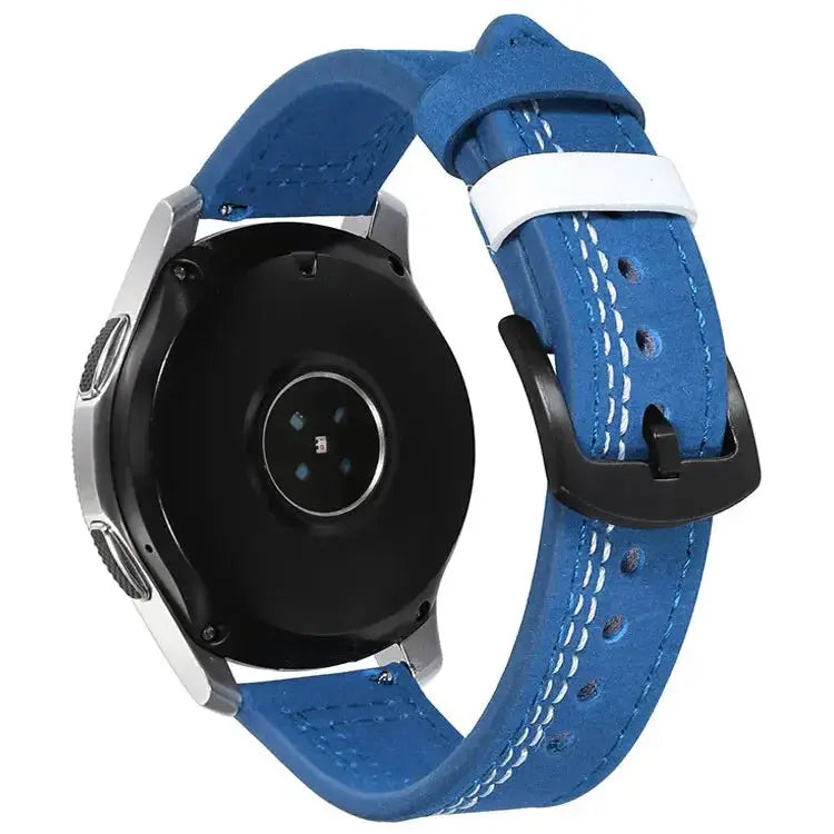 Leather Strap (20mm/22mm) for Samsung Galaxy, Huawei GT, Amazfit, Xiaomi: Classic and Elegant STRAPS