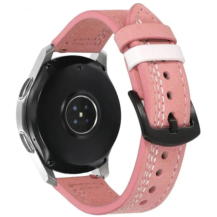 Leather Strap (20mm/22mm) for Samsung Galaxy, Huawei GT, Amazfit, Xiaomi: Classic and Elegant STRAPS