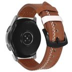 Leather Strap (20mm/22mm) for Samsung Galaxy, Huawei GT, Amazfit, Xiaomi: Classic and Elegant STRAPS