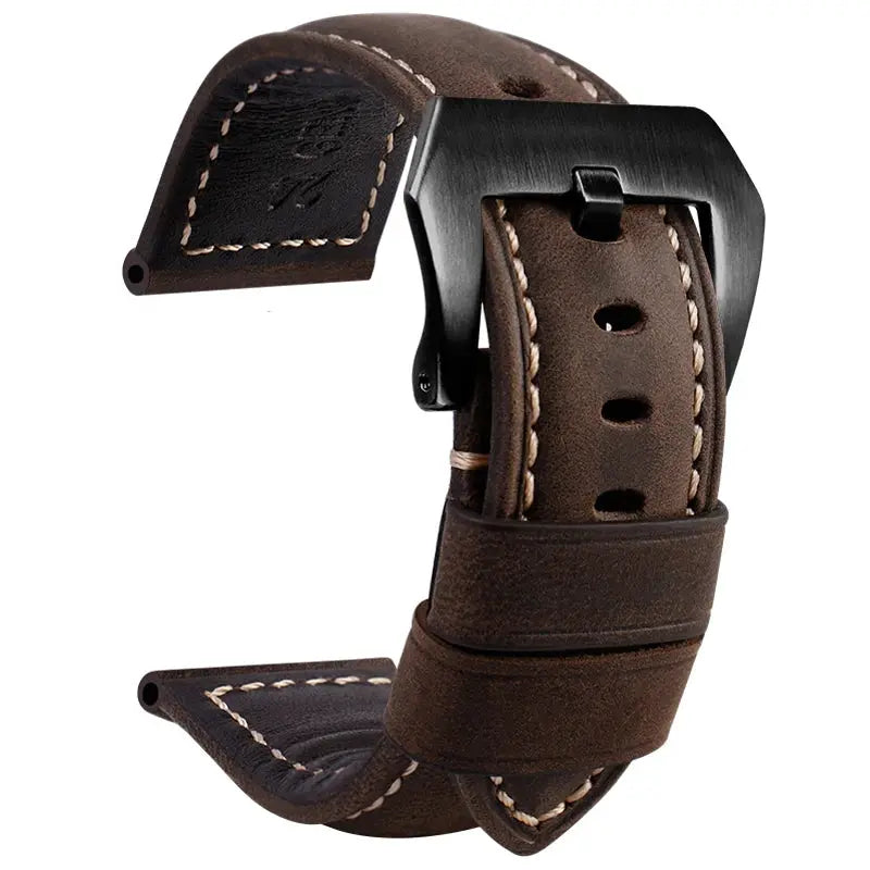 Leather Strap for Panerai PAM441 386 – Cowhide Bracelet, 20mm, 22mm, 24mm, 26mm for Men’s Watches STRAPS