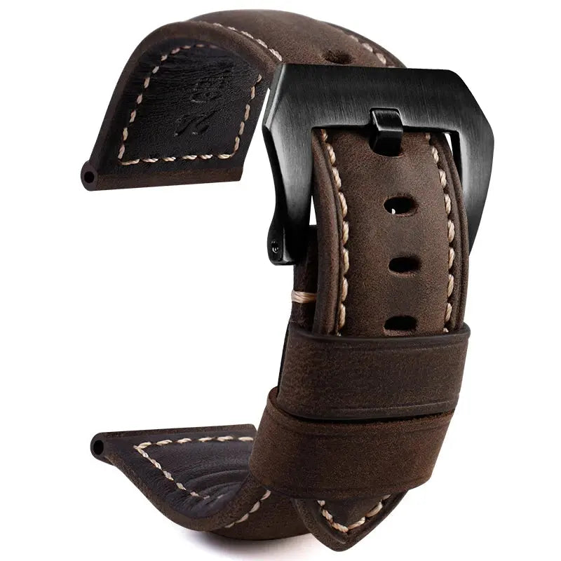 Leather Strap for Panerai PAM441 386 – Cowhide Bracelet, 20mm, 22mm, 24mm, 26mm for Men’s Watches STRAPS