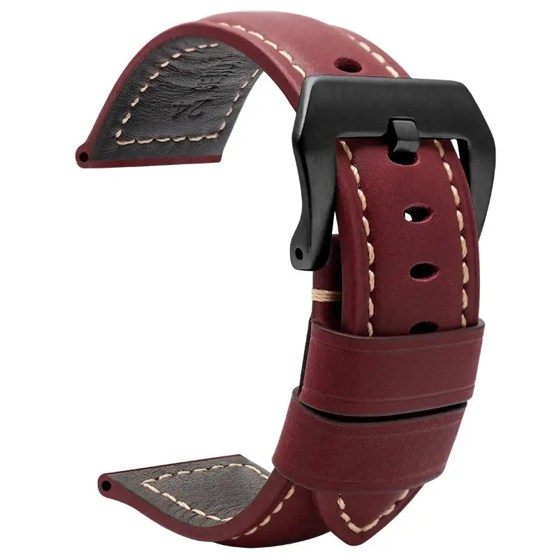 Leather Strap for Panerai PAM441 386 – Cowhide Bracelet, 20mm, 22mm, 24mm, 26mm for Men’s Watches STRAPS