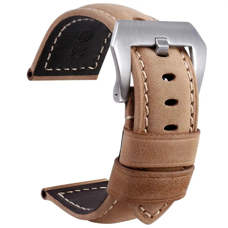 Leather Strap for Panerai PAM441 386 – Cowhide Bracelet, 20mm, 22mm, 24mm, 26mm for Men’s Watches STRAPS
