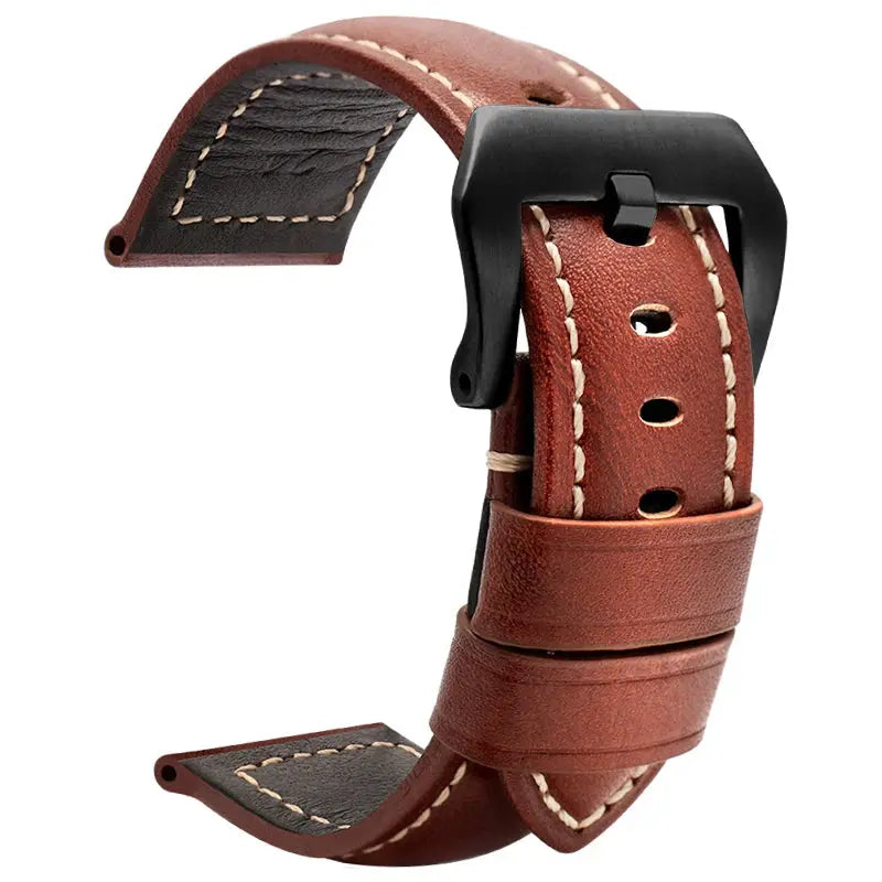 Leather Strap for Panerai PAM441 386 – Cowhide Bracelet, 20mm, 22mm, 24mm, 26mm for Men’s Watches STRAPS