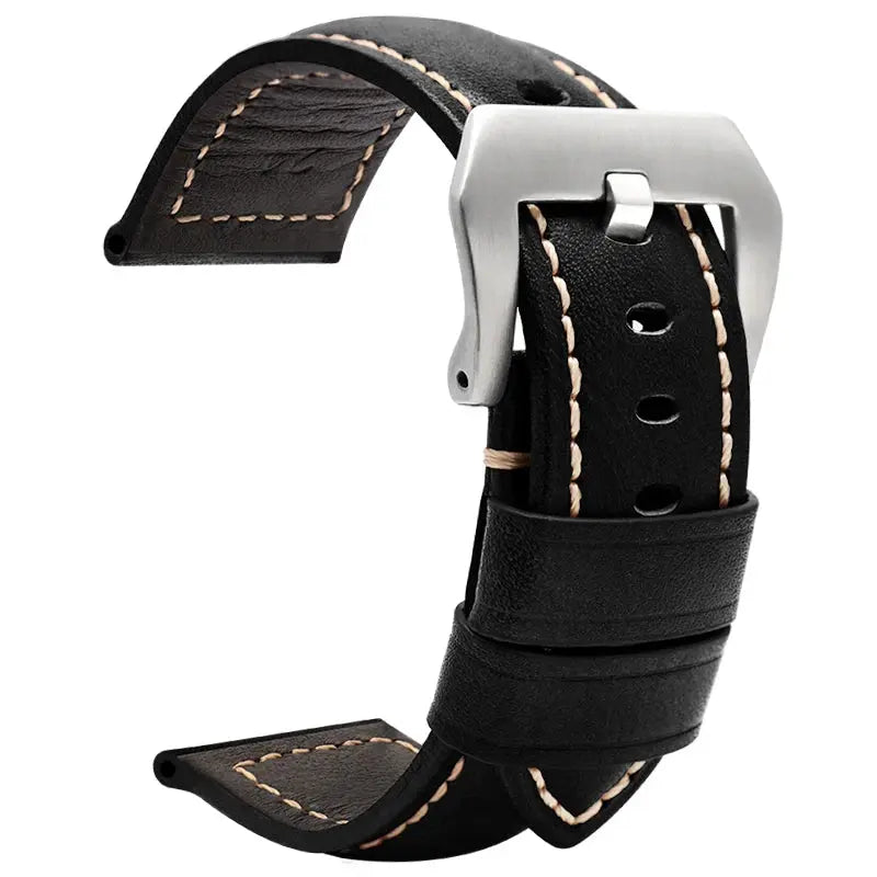 Leather Strap for Panerai PAM441 386 – Cowhide Bracelet, 20mm, 22mm, 24mm, 26mm for Men’s Watches STRAPS