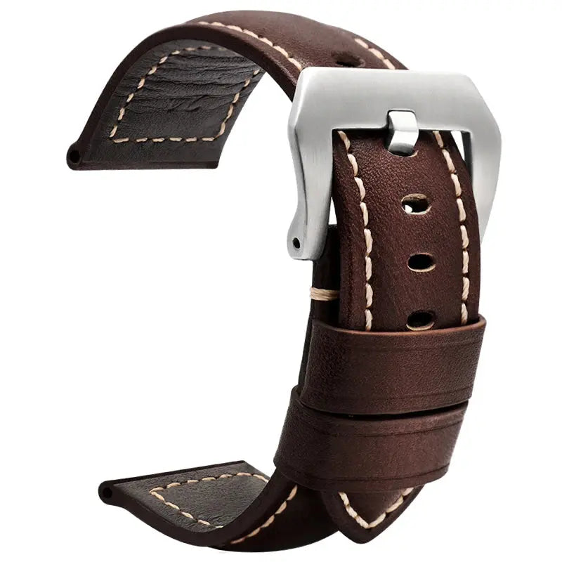 Leather Strap for Panerai PAM441 386 – Cowhide Bracelet, 20mm, 22mm, 24mm, 26mm for Men’s Watches STRAPS
