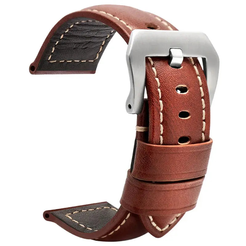 Leather Strap for Panerai PAM441 386 – Cowhide Bracelet, 20mm, 22mm, 24mm, 26mm for Men’s Watches STRAPS