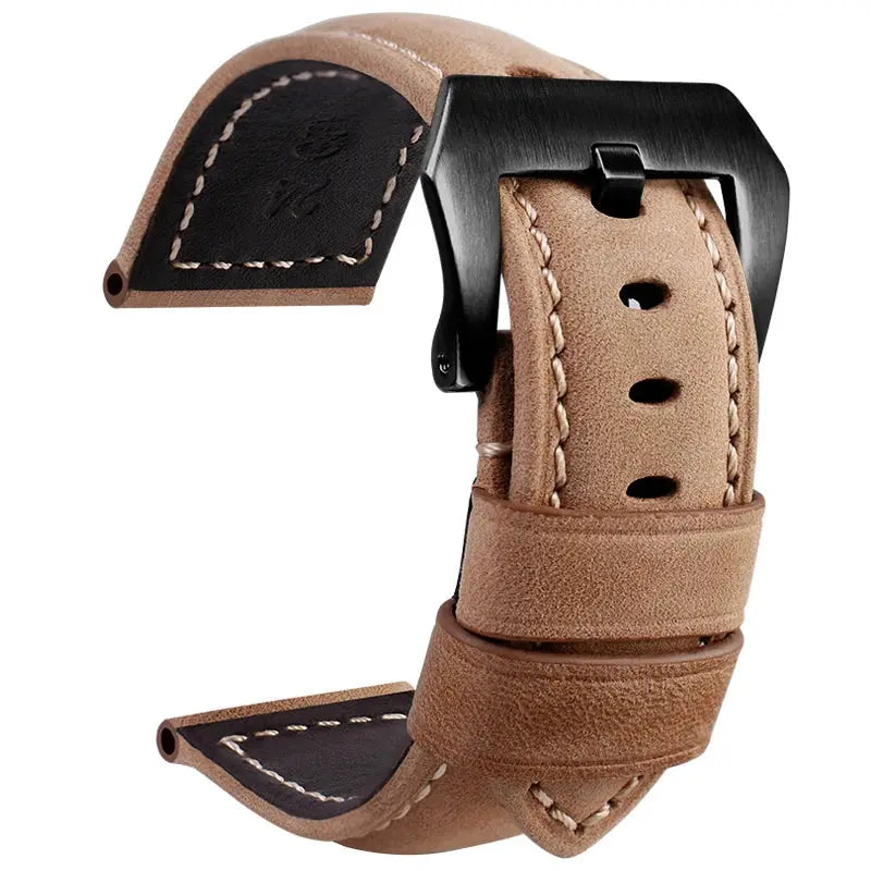 Leather Strap for Panerai PAM441 386 – Cowhide Bracelet, 20mm, 22mm, 24mm, 26mm for Men’s Watches STRAPS