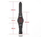 Leather Watch Strap for Fossil CH2564, CH2565, CH2891, CH3051 | 22mm Black & Brown with Rivet Style - STRAPS