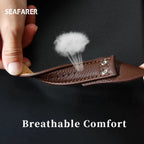 Leather Watch Strap for Fossil CH2564, CH2565, CH2891, CH3051 | 22mm Black & Brown with Rivet Style - STRAPS