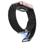 Magnetic D Buckle Sports Silicone Band for Samsung Galaxy Fit 3 SM-R390 – Comfortable & Secure Fit - STRAPS