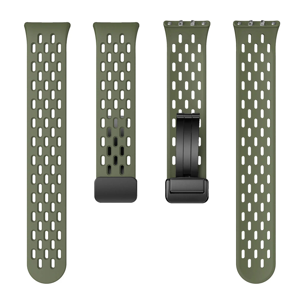 Magnetic D Buckle Sports Silicone Band for Samsung Galaxy Fit 3 SM-R390 – Comfortable & Secure Fit - STRAPS